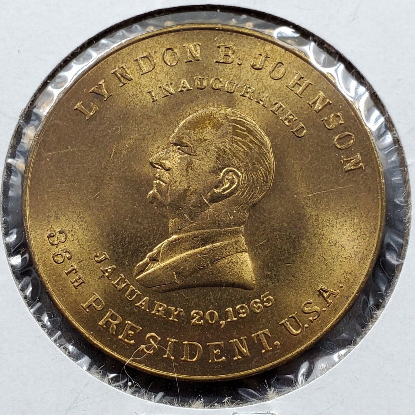 1965 Lyndon B Johnson Inaugurated United States Capitol Washington DC