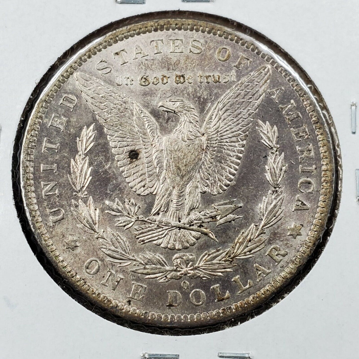 1882 o Morgan Silver Eagle Dollar Coin Uncirculated UNC NEAT TONING NEW ORLEANS