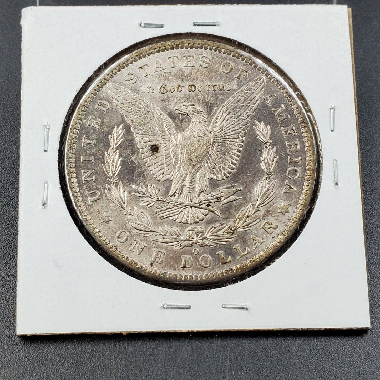 1882 o Morgan Silver Eagle Dollar Coin Uncirculated UNC NEAT TONING NEW ORLEANS