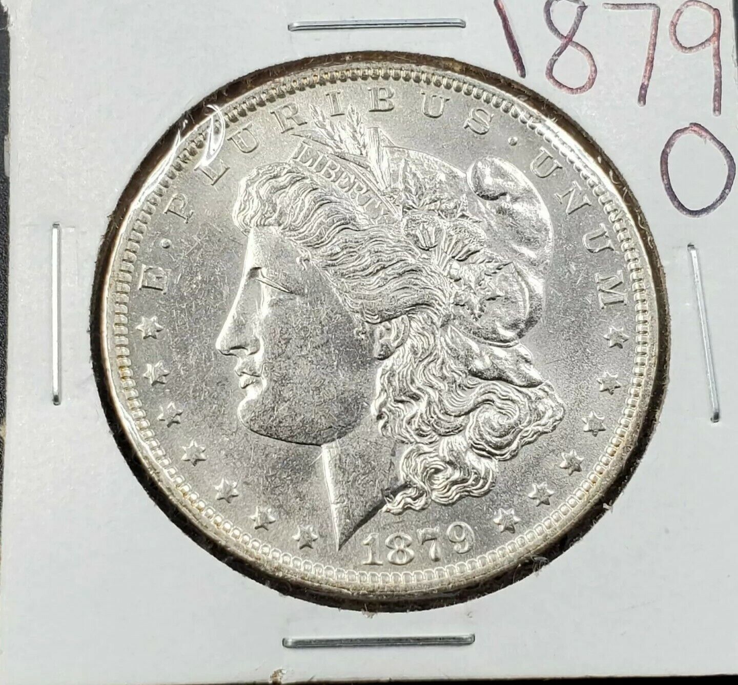 1879 O Morgan Silver Eagle Dollar Coin Average UNC Uncirculated