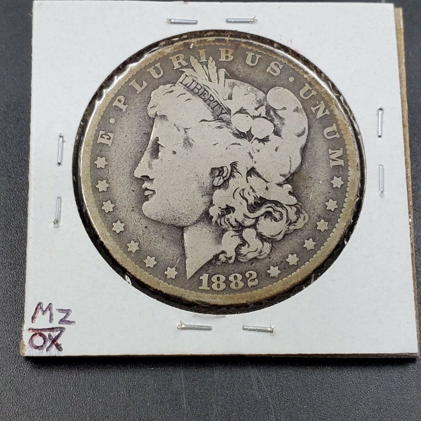 1882 O O/S $1 Morgan Silver Eagle Dollar Variety VAM Coin OMM Good / VG Circ
