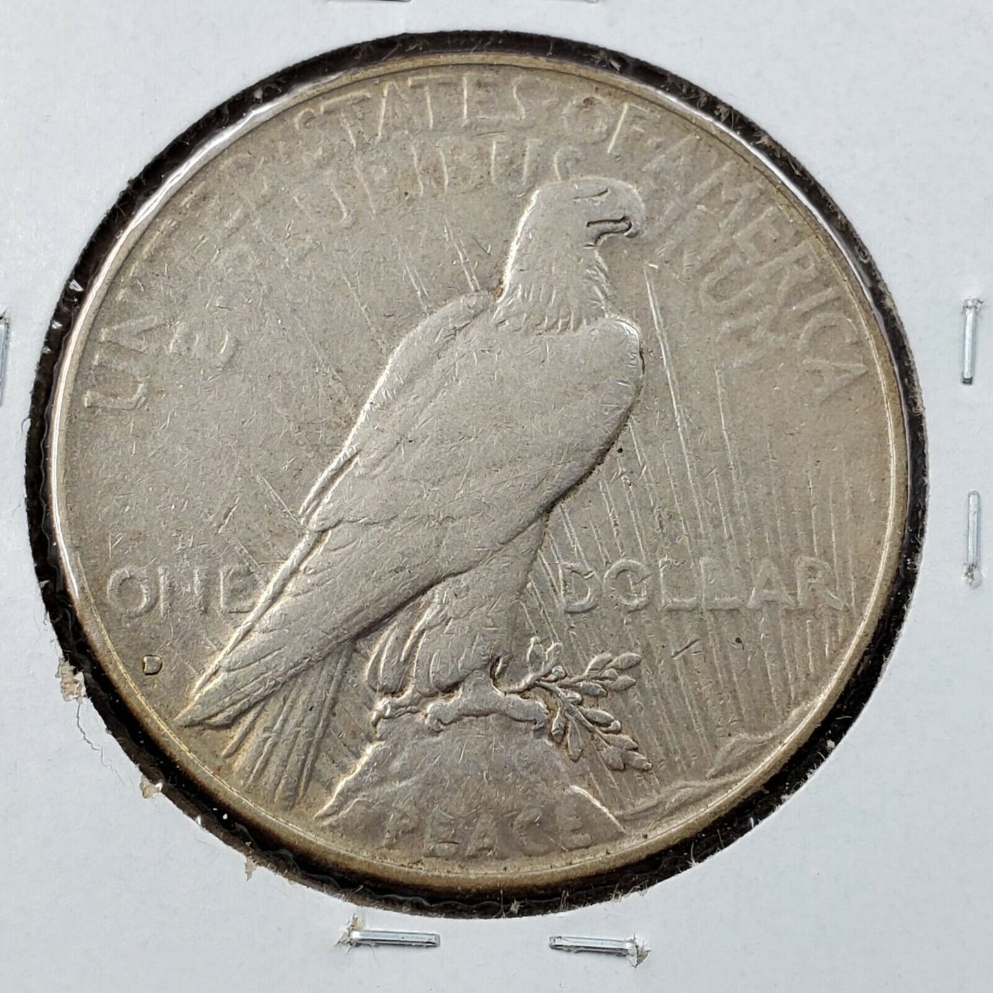 1934 D Peace 90% Silver Eagle Dollar Coin Choice VF Very Fine / EF XF Extra Fine
