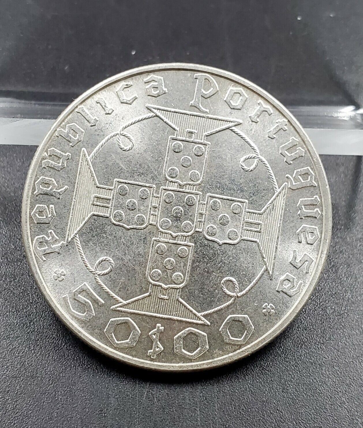 1970 500th Anniversary Saint Thomas & Prince Portuguese 50 Escudos Coin GEM BU