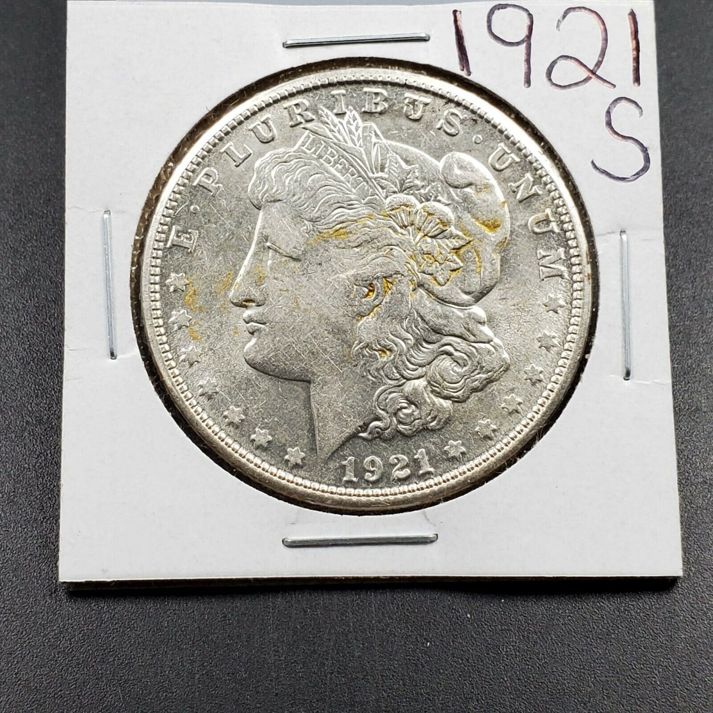 1921 S $1 Morgan Eagle Silver Dollar Coin AVG AU About UNC 100 Years