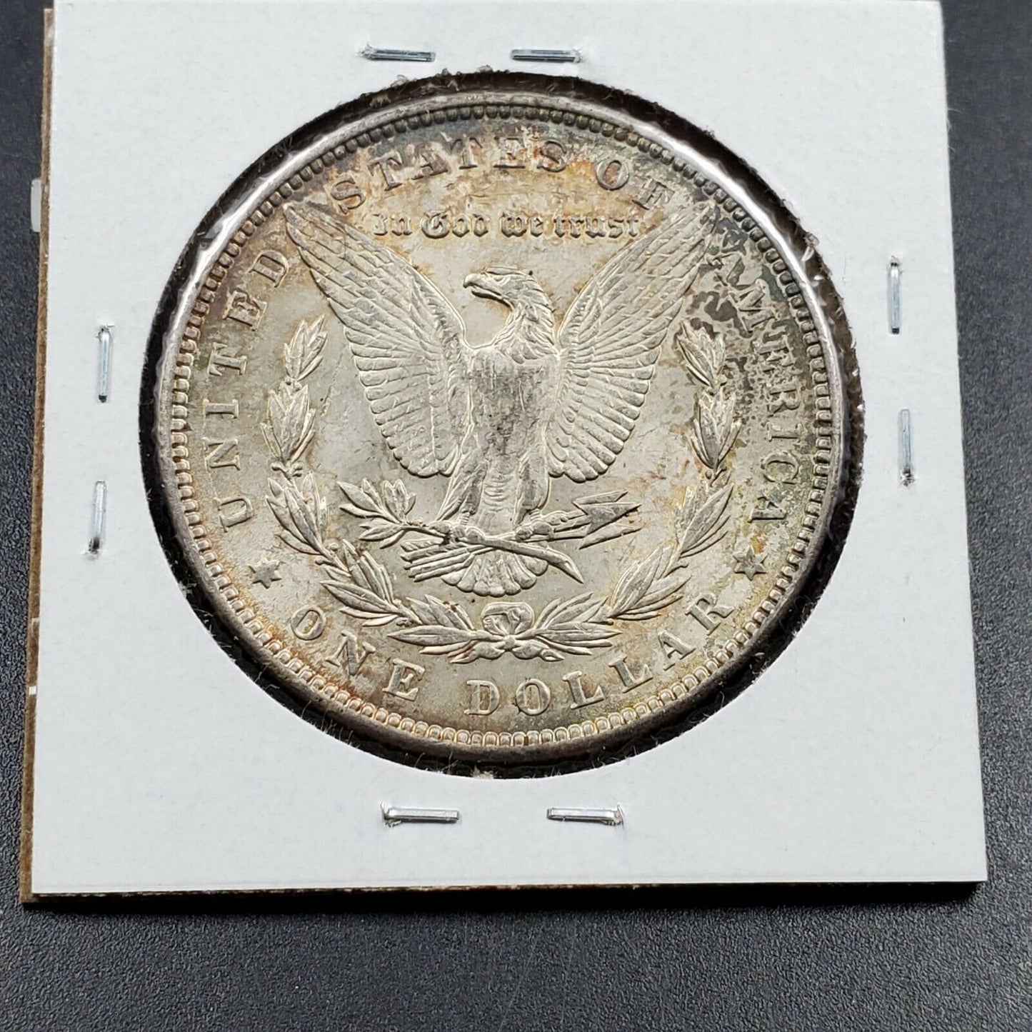 1890 P $1 Morgan Silver Eagle Dollar Coin Choice / GEM BU NEAT TONING TONER