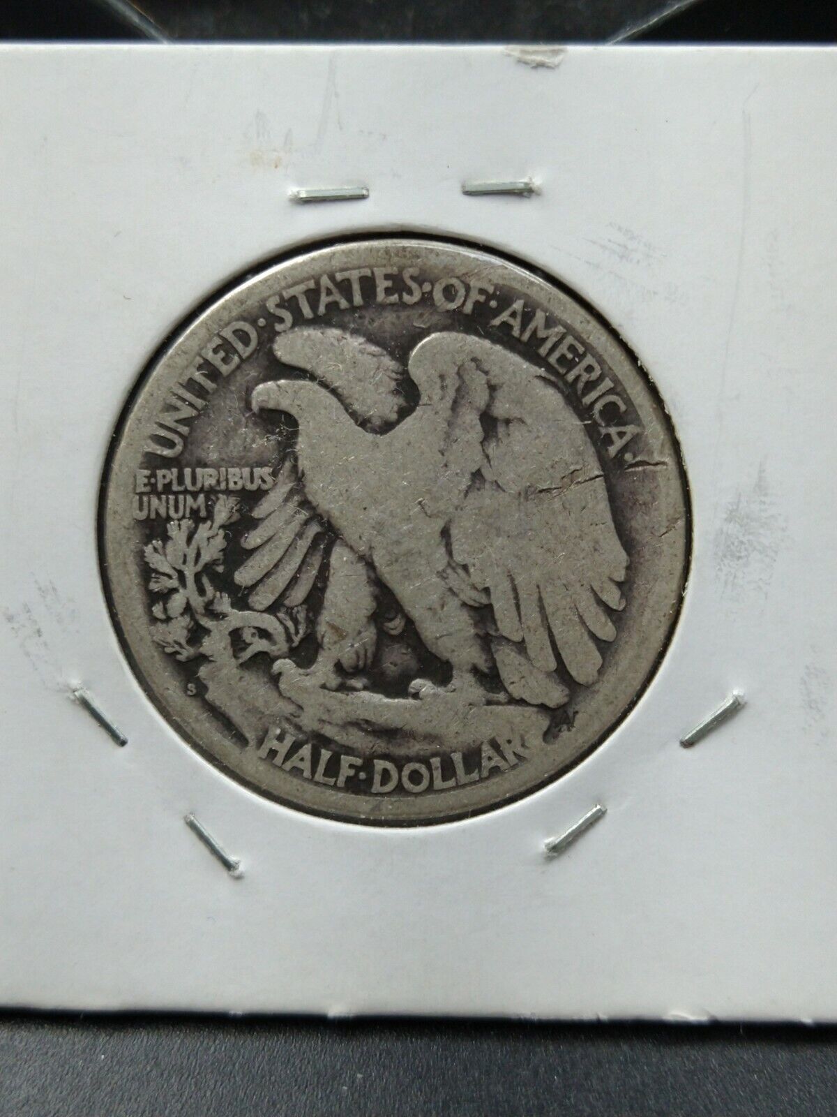 1917 S REV MM Walking Liberty Silver Eagle Coin Choice VG VERY GOOD Reverse MM