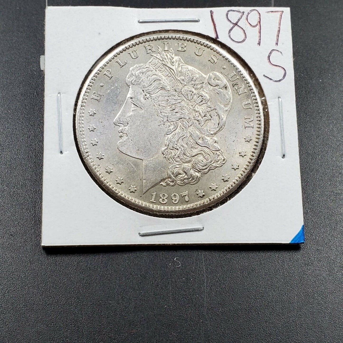 1897 S $1 Morgan Silver Eagle Dollar Coin BU Uncirculated San Francisco