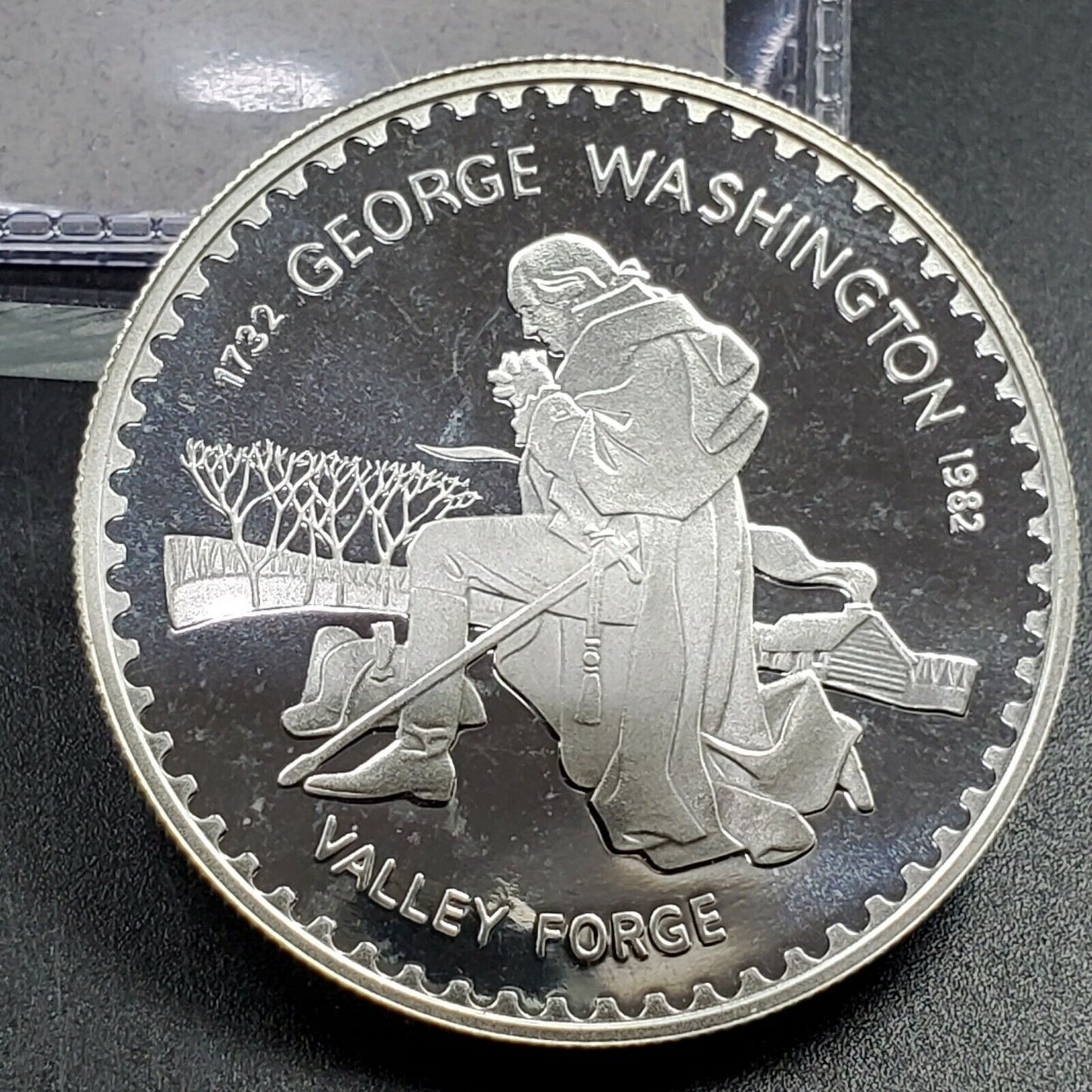 1982 Lesotho 10 Maloti Proof Silver Coin