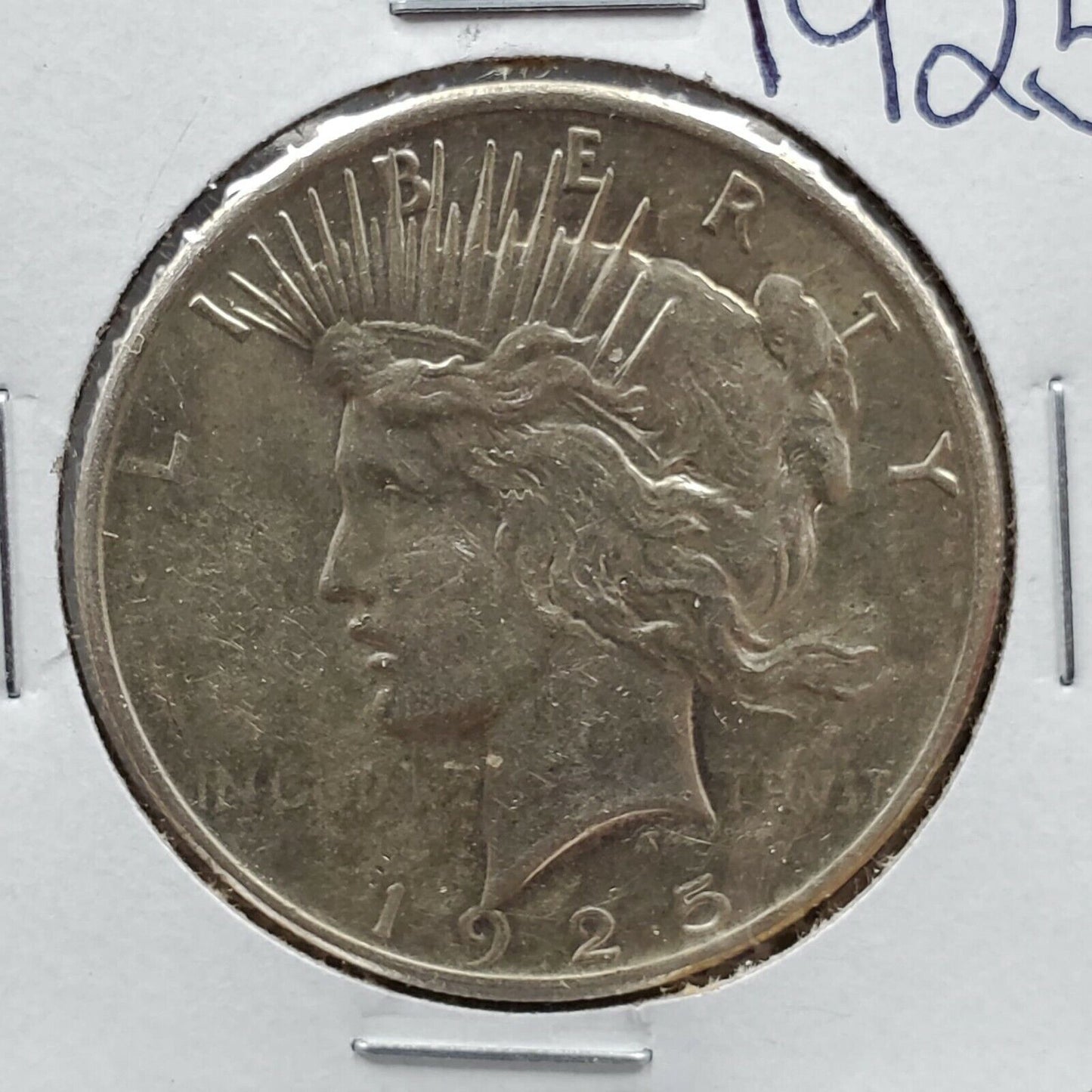 1925 P $1 Peace Silver Eagle Dollar Coin XF EF Extra Fine Circulated
