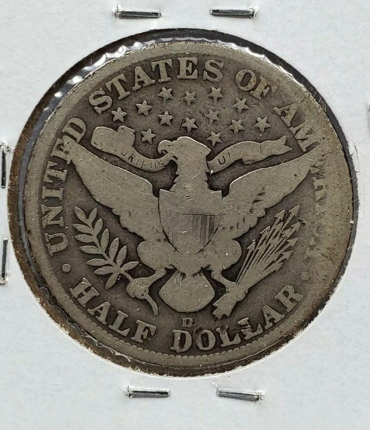 1913 D 50C Barber Silver HALF DOLLAR Coin Choice AG ABOUT GOOD / GOOD CIRCULATED