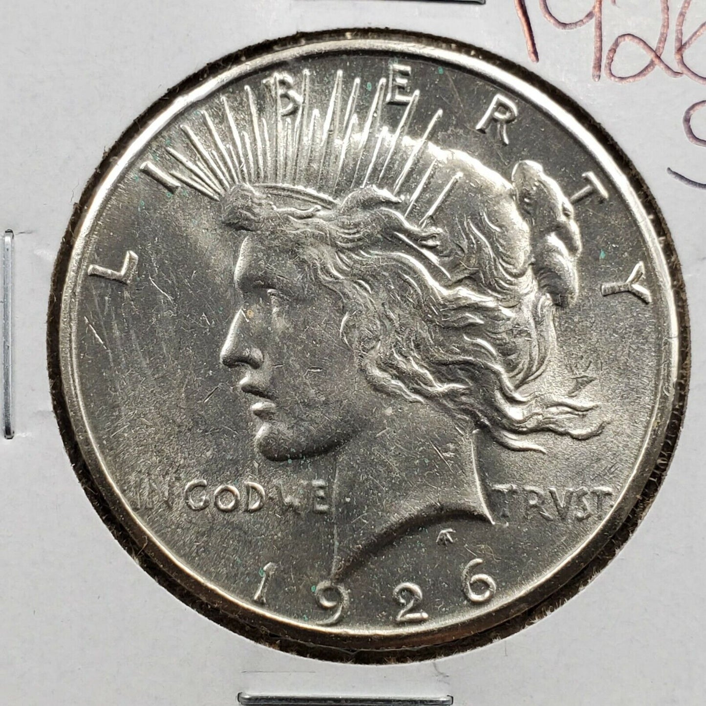1926 S Peace 90% Silver Eagle Dollar Coin AVG UNC SEMI KEY IN BU SAN FRANCISCO