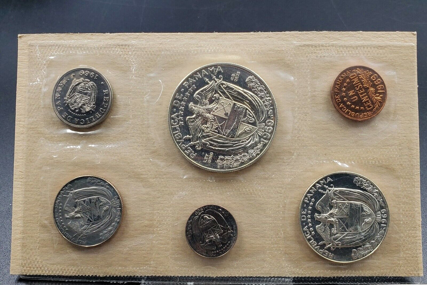 1969 Republic Of Panama Proof Set OGP