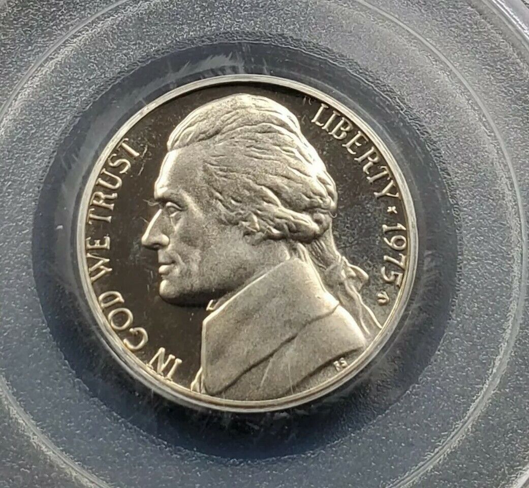 1975 S Proof Jefferson Nickel Coin PCGS PR69 DCAM Combo Ship Discounts