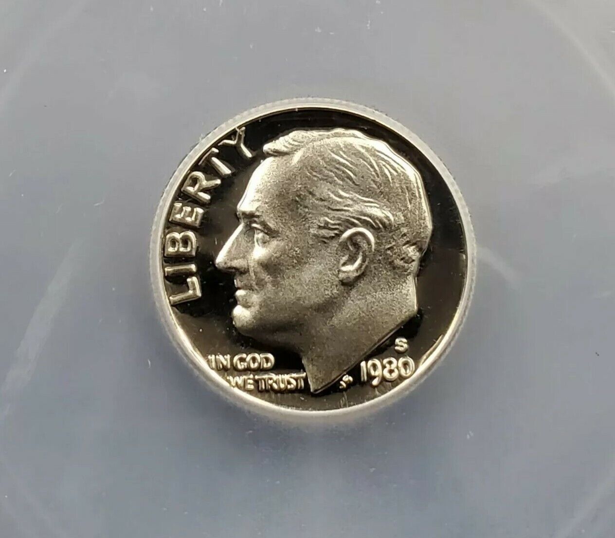 1980 S Roosevelt CLAD Dime Coin Vintage ICG PR70 DCAM Deep Cameo Proof