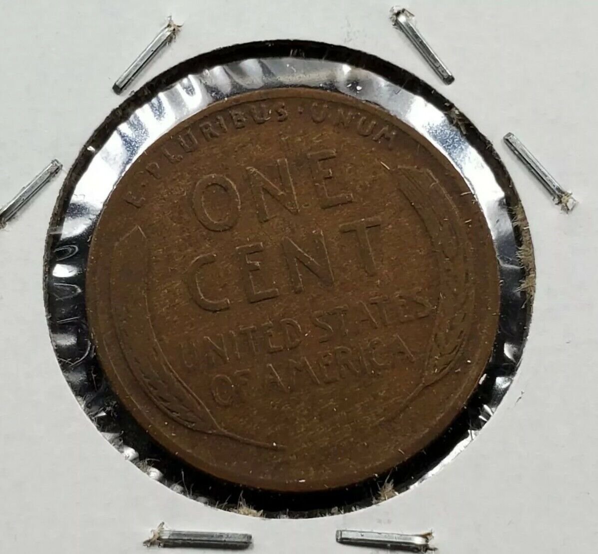 1934 P 1c Lincoln Wheat Cent Penny Coin MAJOR LAMINAT Laminated Planchet Error