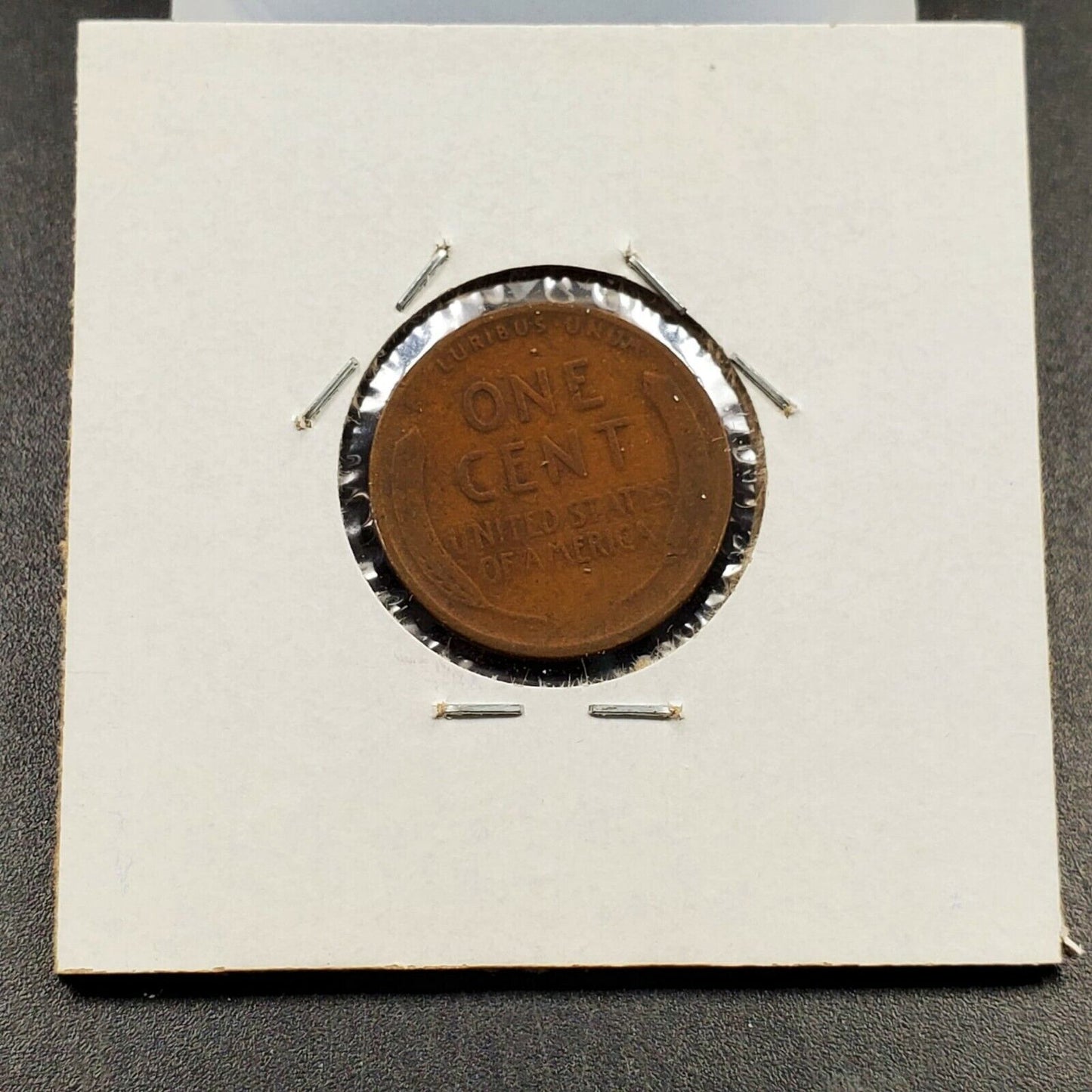 1920 p 1c Lincoln Wheat Cent Penny Coin Laminated Planchet Error