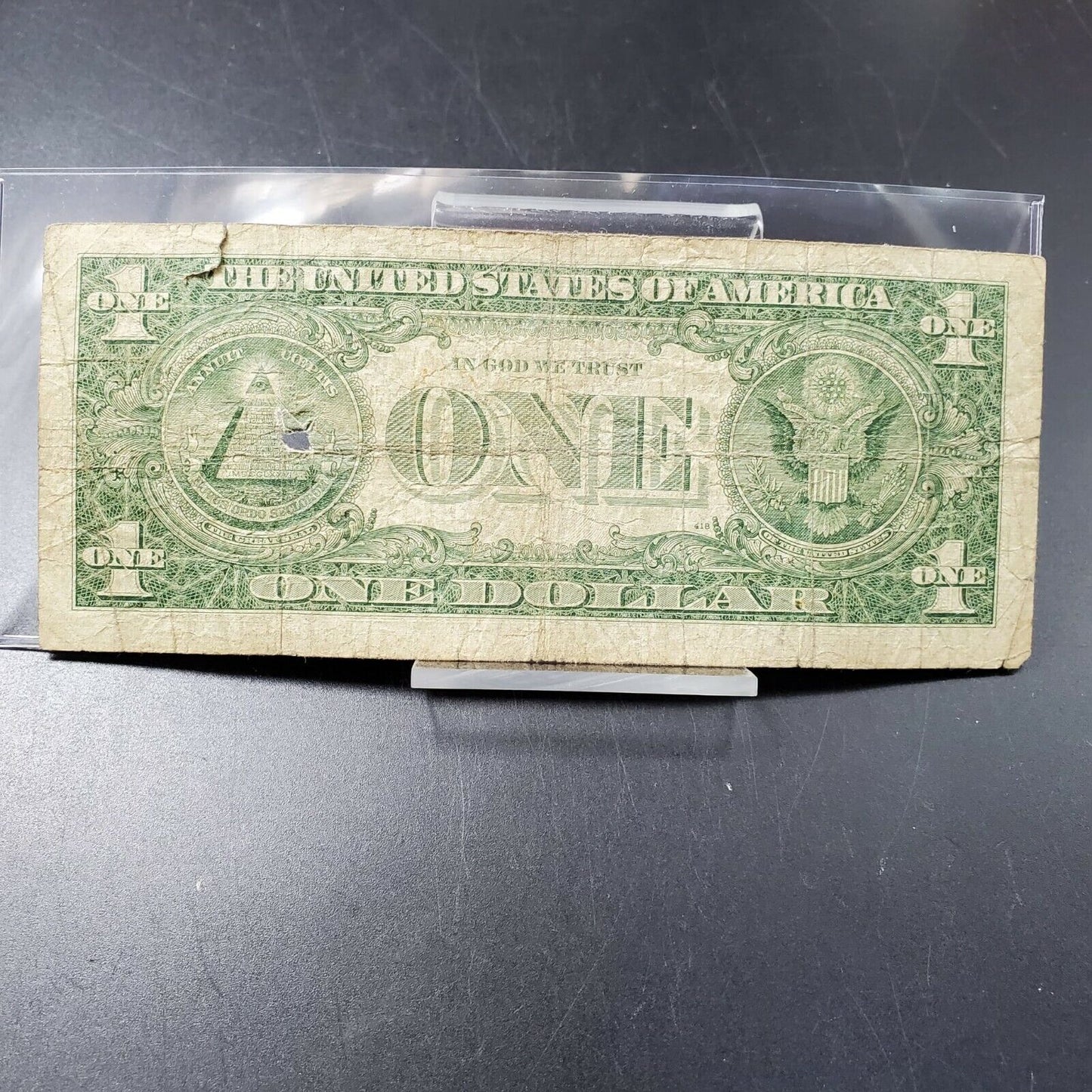 1957 A $1 Silver Certificate Blue Seal * Star Replacement Bill Low Circ Conditio