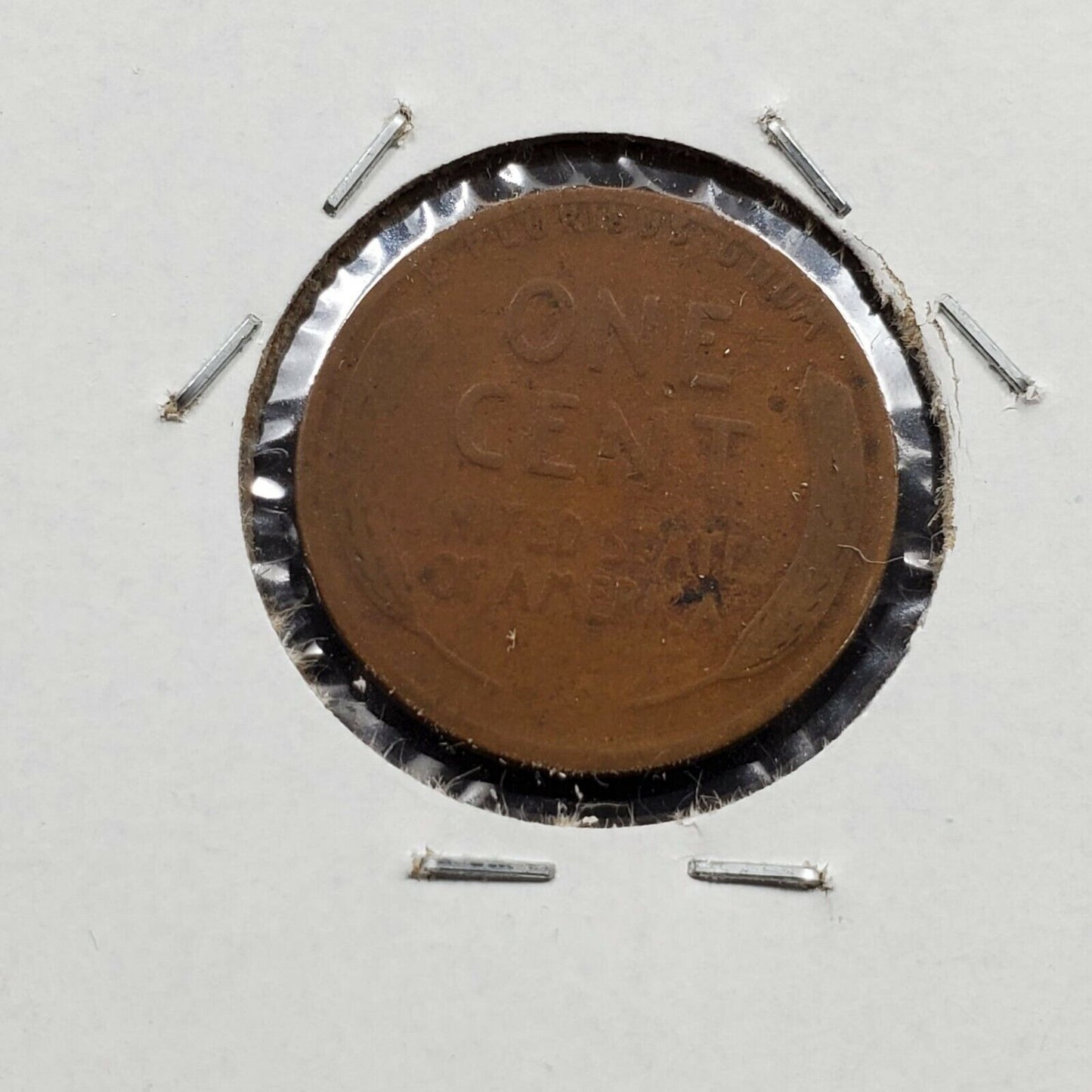 1930 P Lincoln Wheat Cent Penny Variety Die Cudd at date filled 0