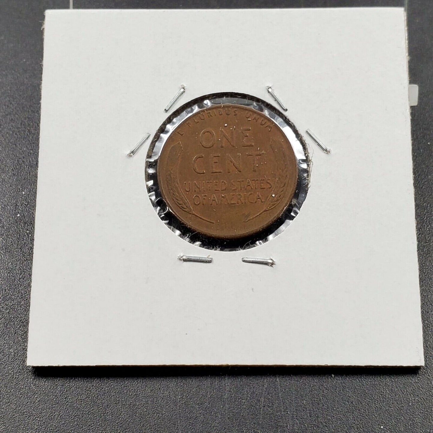 1954 S Lincoln Wheat Cent Variety Die Break At Mint Mark Variety "San Jose" MM