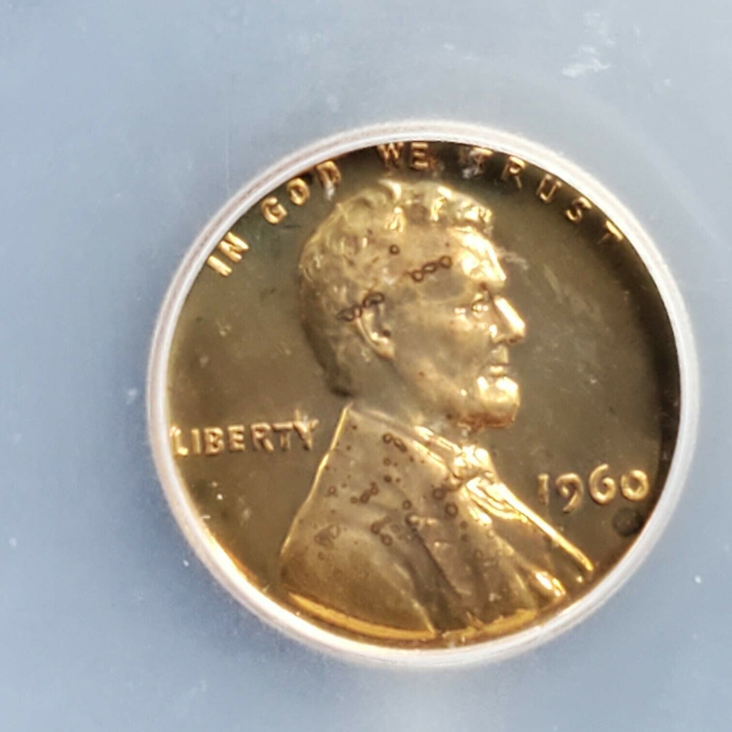 1960 P Lincoln Memorial Cent Penny Coin Retro ICG PR69 RED Small Date Variety