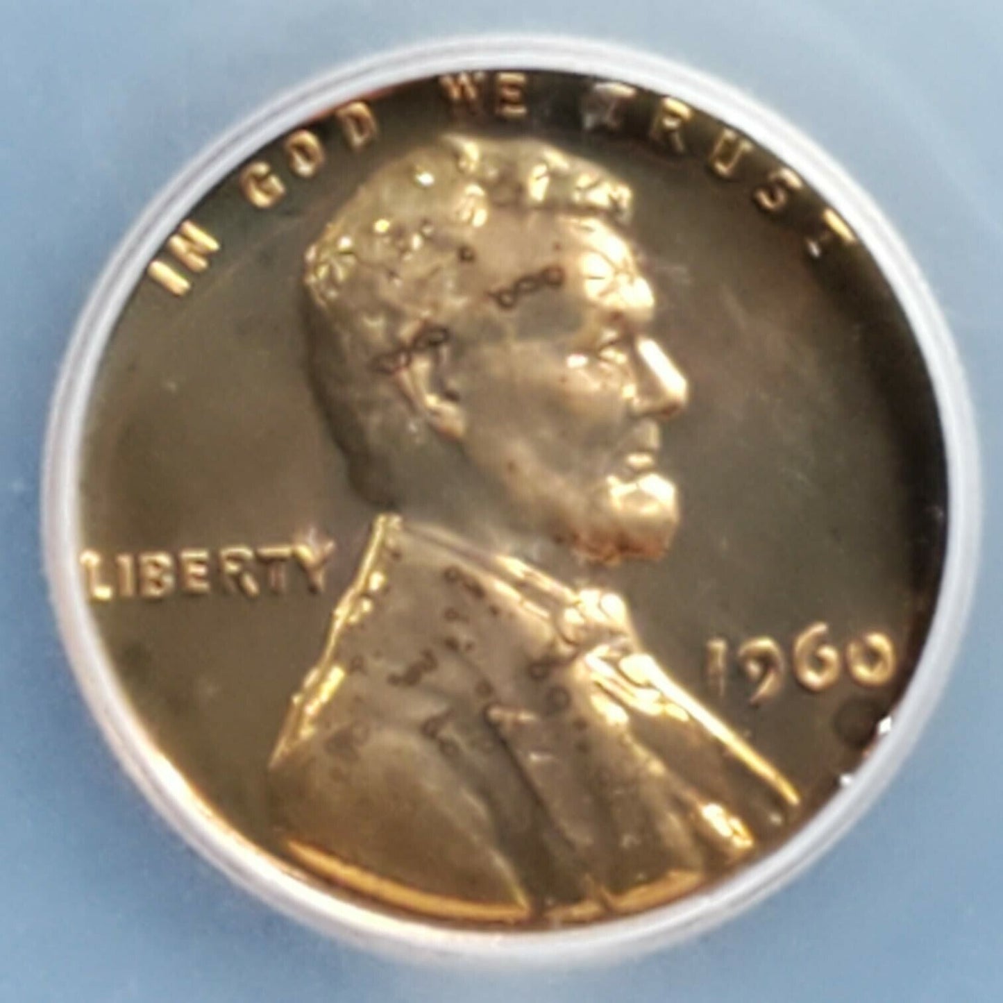 1960 P Lincoln Memorial Cent Penny Coin Retro ICG PR69 RED Small Date Variety