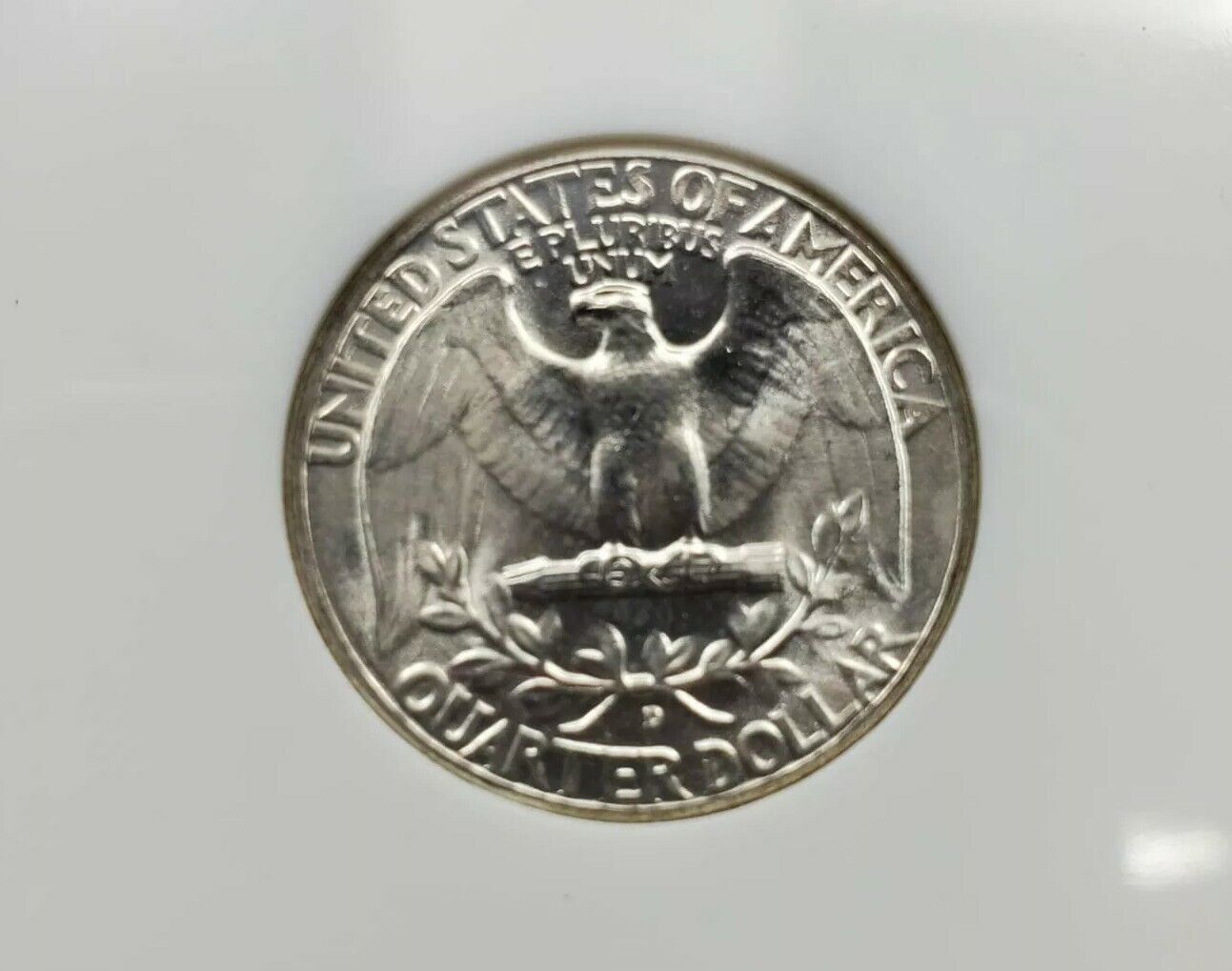 1943 D 25C Washington Quarter WW2 Coin NGC MS67 OFH Old Fat Holder Light Toner