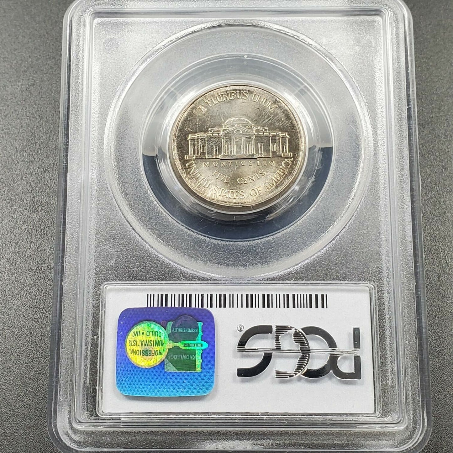 CUPPED BROADSTRIKE BROADSTRUCK 1999 P Jefferson 5c Nickel Coin PCGS MS64 FS