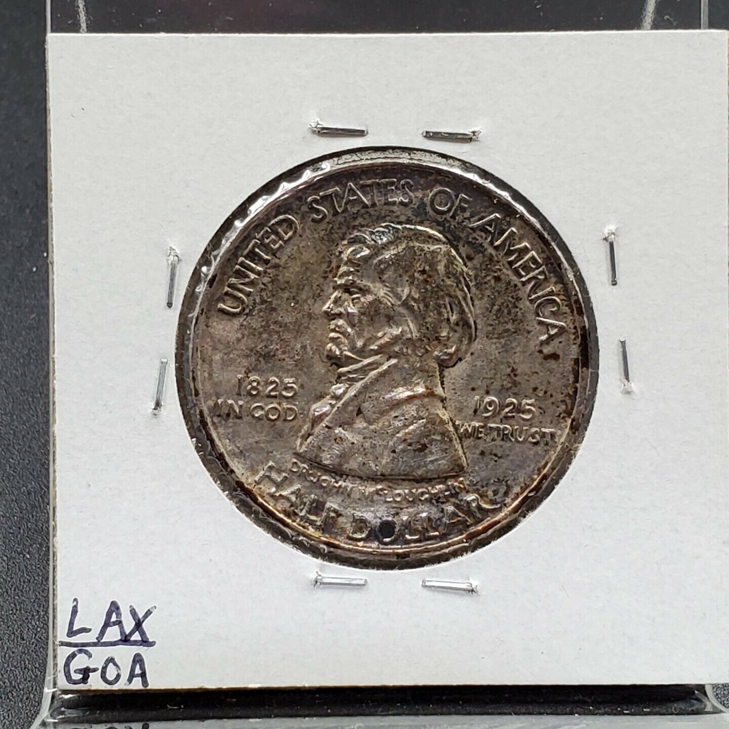 1925 FORT FT Vancouver Commemorative Half Dollar Silver Coin BU UNC Some Toning
