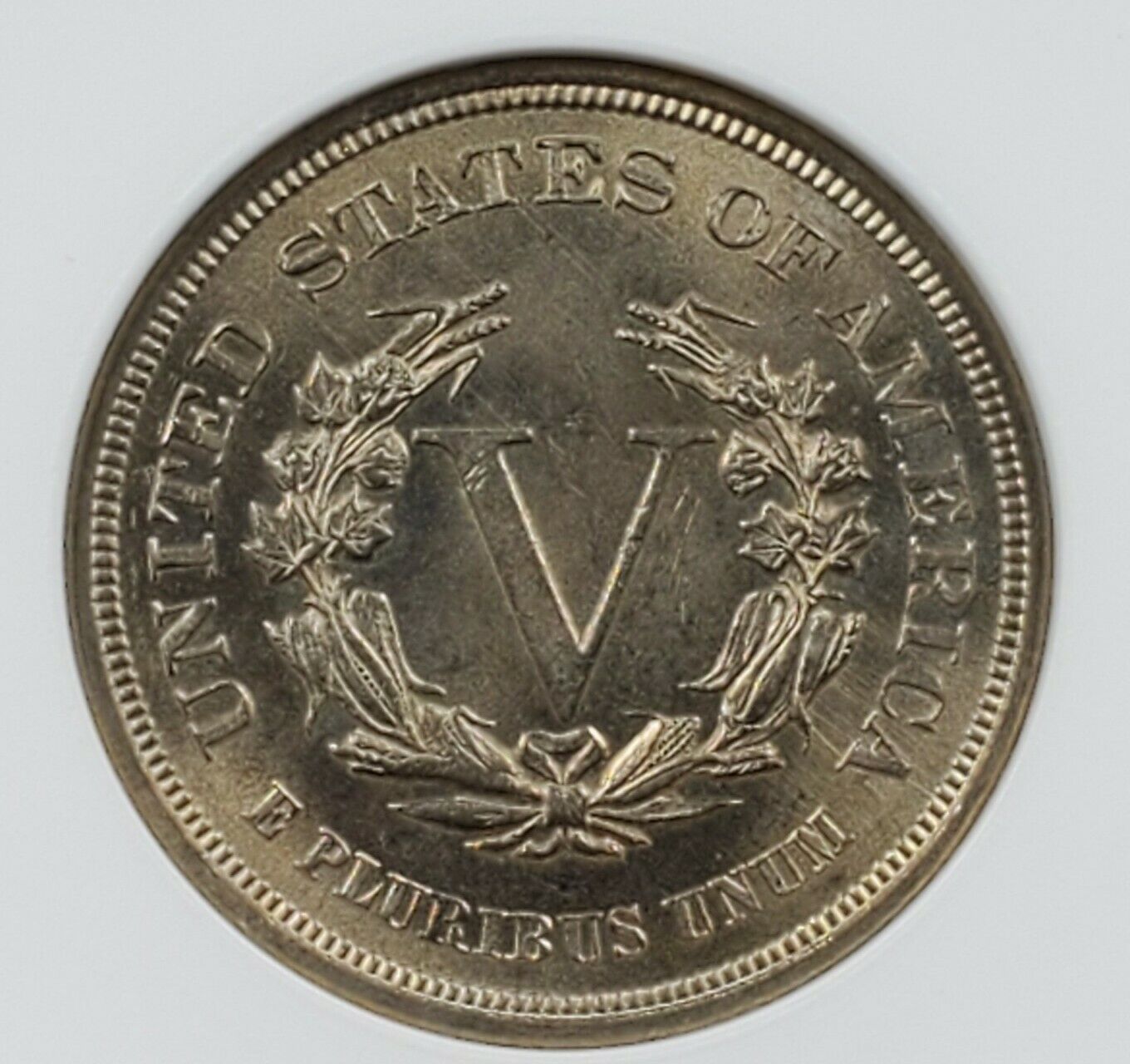 1883 No Cents Liberty V Nickel Variety Coin ANACS MS65 RPD 010 Repunched Date 10