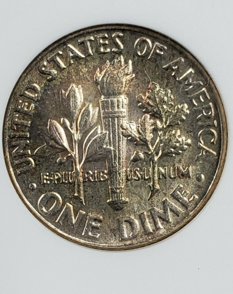 1964 P Roosevelt Silver Dime Variety ANACS MS65 DDR FS-018.3 Die 8 FS-802 Top PP
