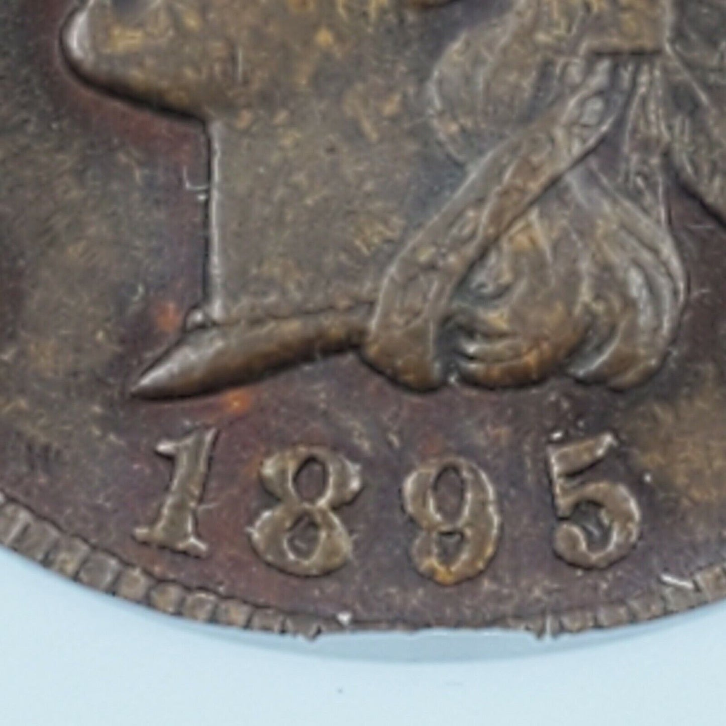 1895 Indian Cent Penny Error ANACS MS63 RB FS-011.3 FS-301 RPD BUSINESS STRIKE