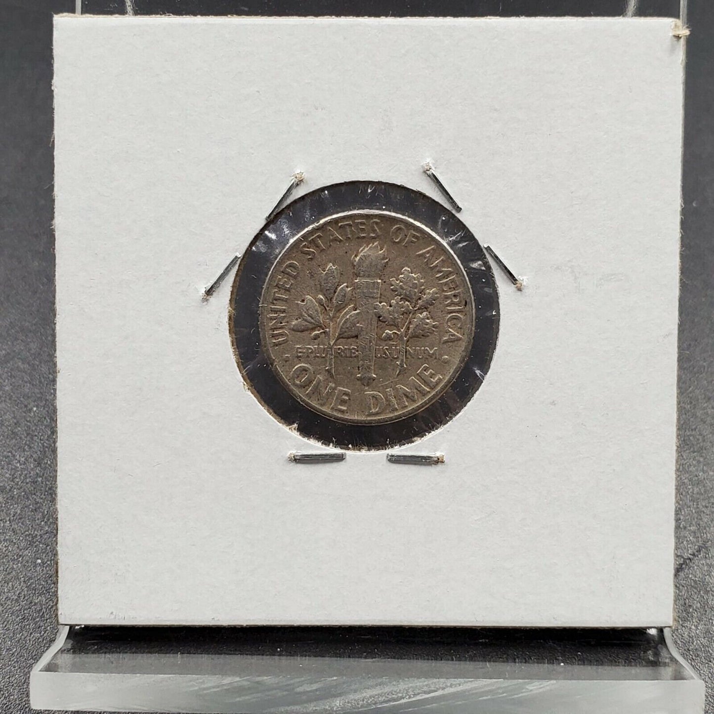 1954 P Philadelphia Roosevelt Silver Dime Rim Cudd OBV Variety Error Circulated