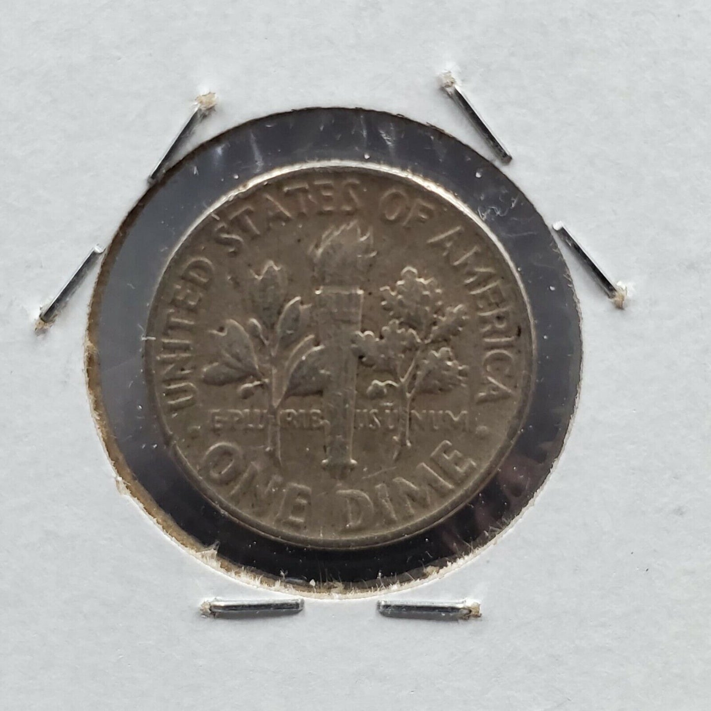 1954 P Philadelphia Roosevelt Silver Dime Rim Cudd OBV Variety Error Circulated
