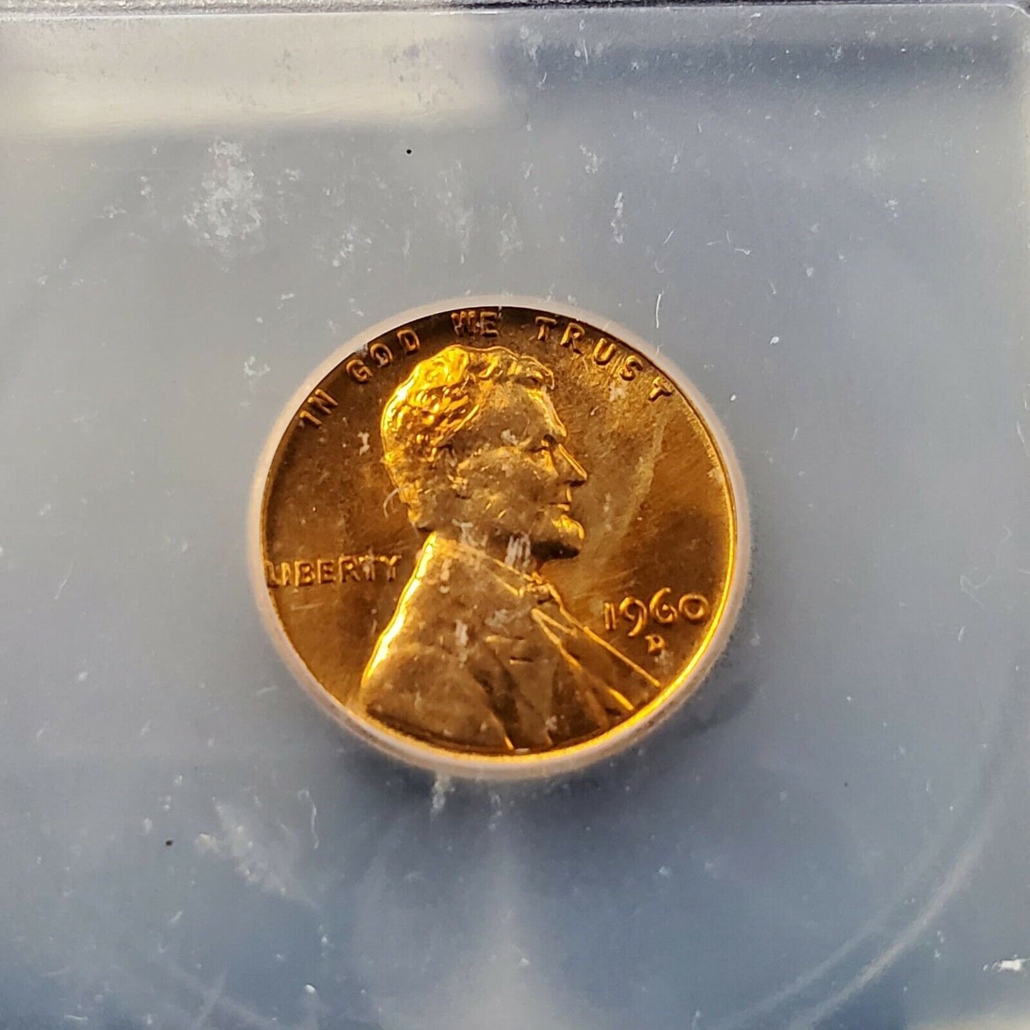 1960 D Lincoln Memorial Cent Penny Coin ICG MS67 Gem BU BUsiness Strike Denver 4