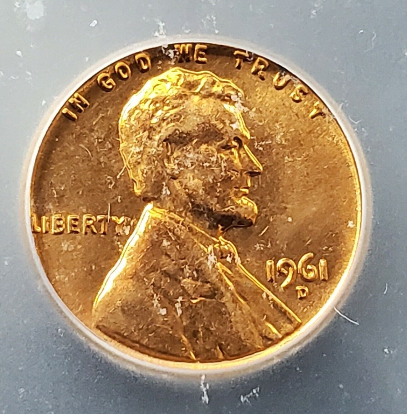 1961 D Lincoln Memorial Cent Penny MS67 ICG vintage NICE ICG Case Nice Coin