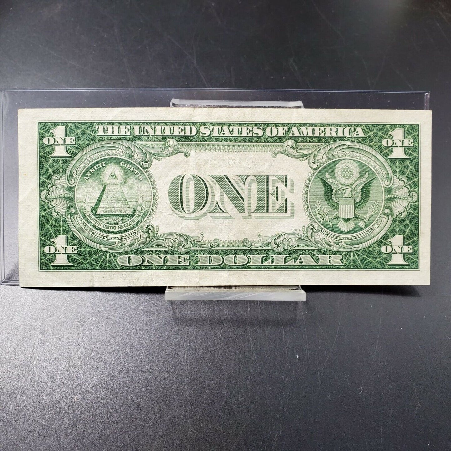 1935 F $1 Silver Certificate Blue Seal Choice XF Circulated Neat Serial #