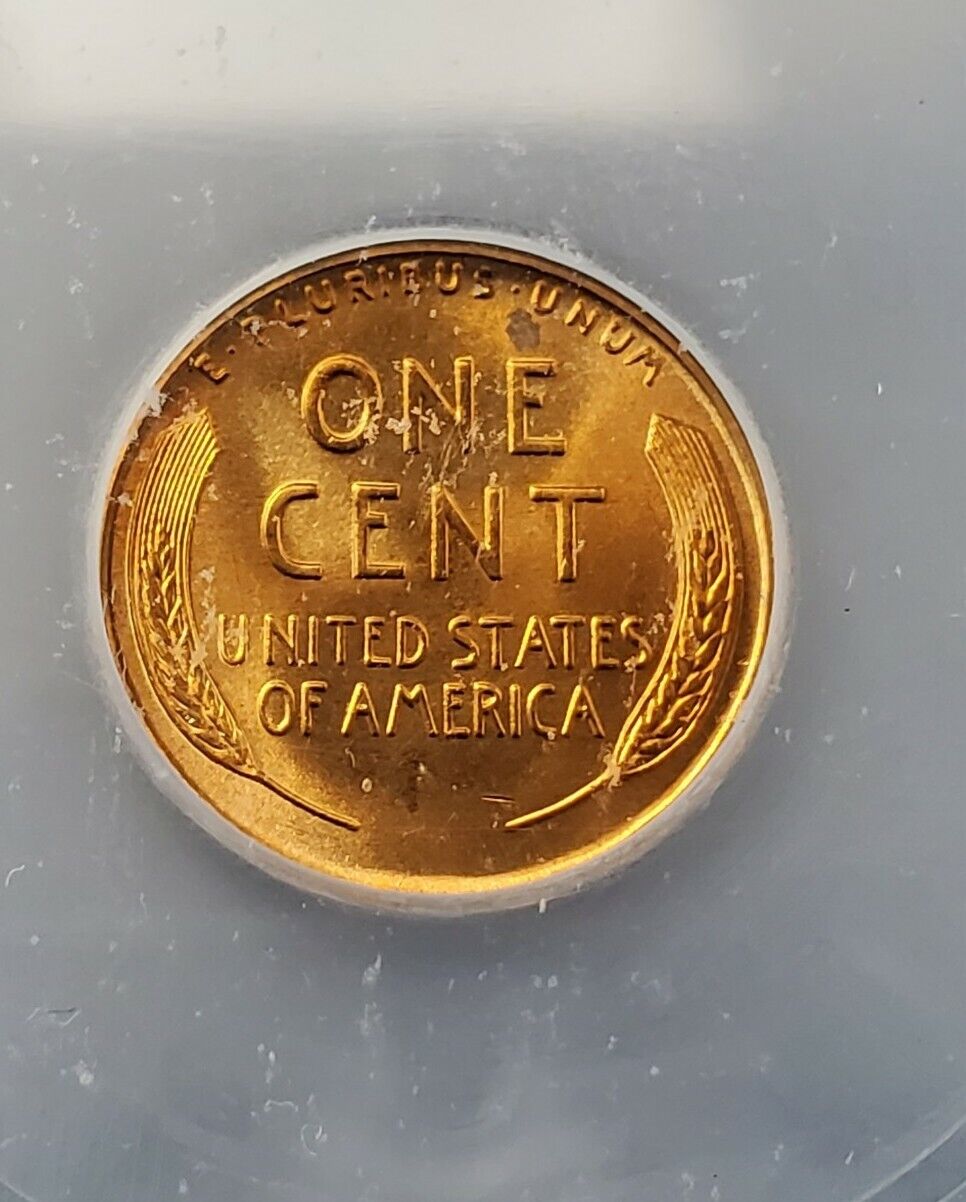 1954 S Lincoln Wheat Cent Penny Coin ICG MS67 RED RD Gem BU San Francisco