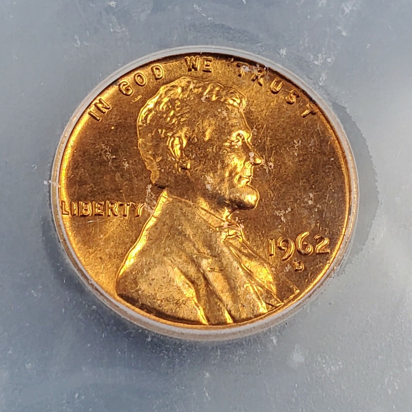 1962 D Lincoln Memorial Cent Penny Coin Vintage Retro ICG MS67 RD Red GEM BU !