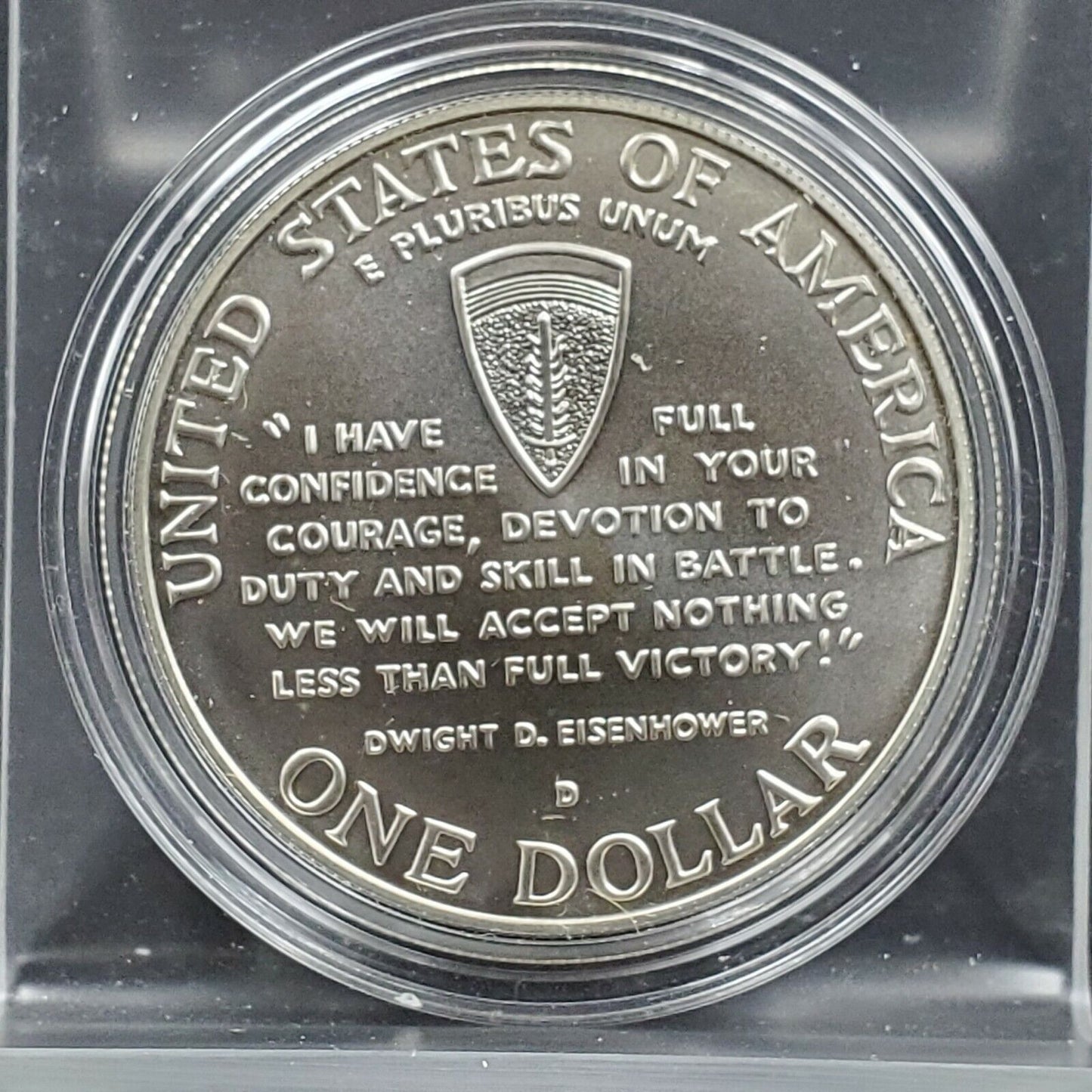 1991 - 1995 World War II 50th Commemorative BU Silver Dollar Coin IN CAPSULE