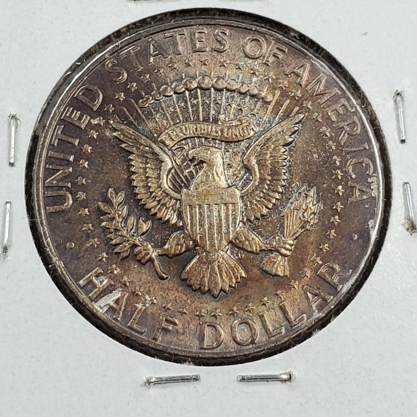 1964 P 90% Silver Kennedy Half Dollar Coin Choice BU UNC PQ Toning Toner