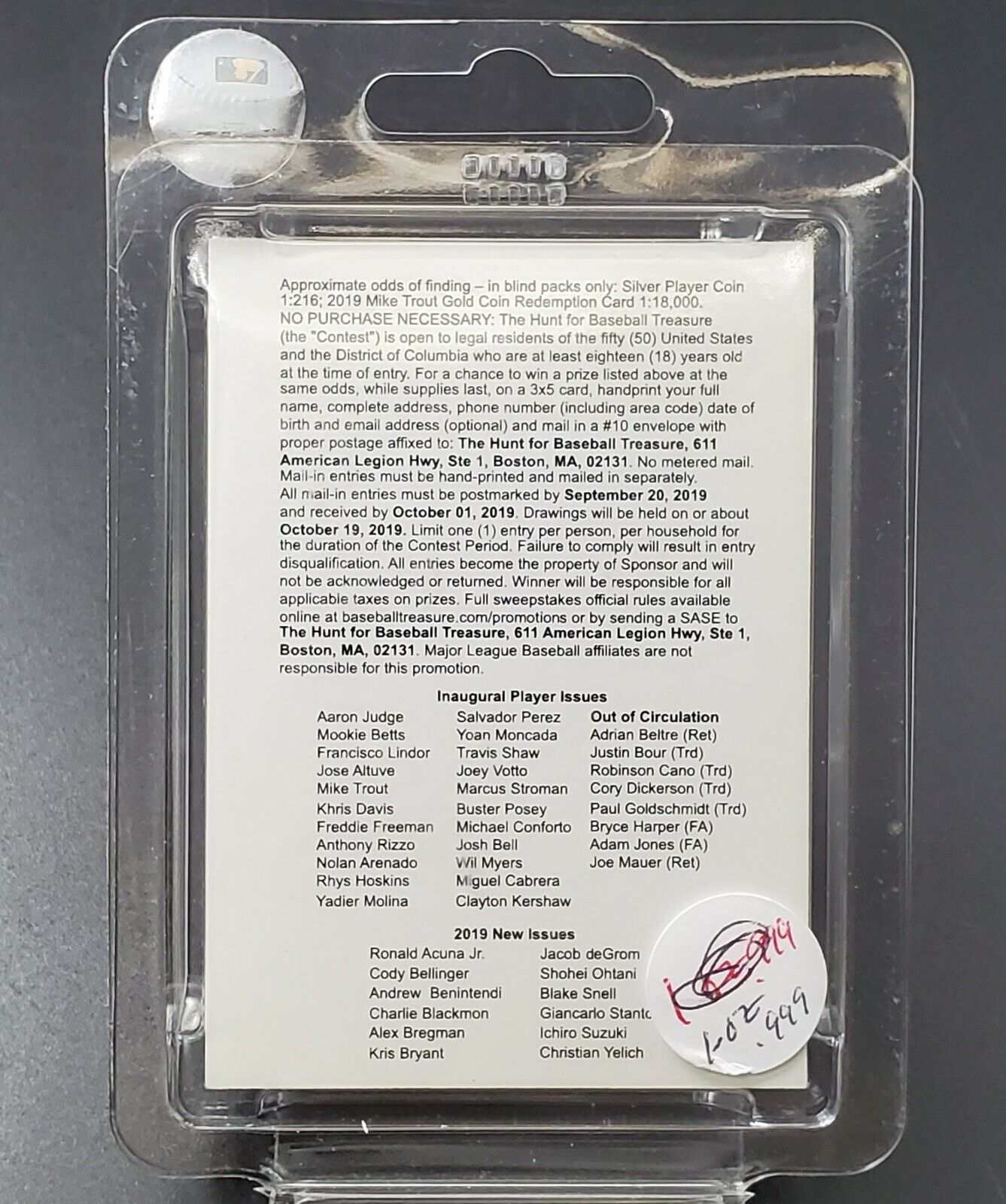 2018 Toronto Blue Jays Marcus Stroman 1 oz Silver Collectible Baseball Card Coin