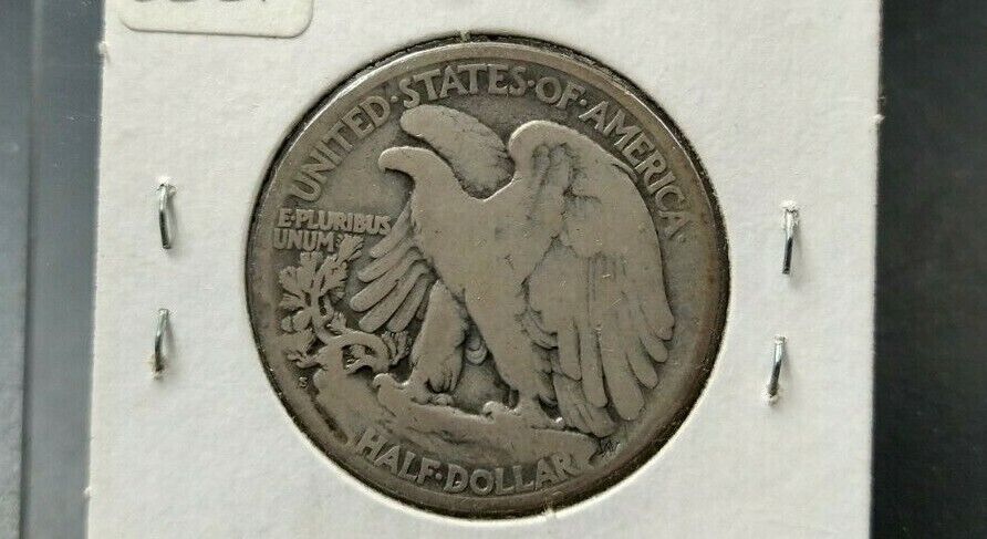 1921 S Walking Liberty Silver Eagle Half Dollar Coin Choice VG VERY GOOD SEMI 🔑