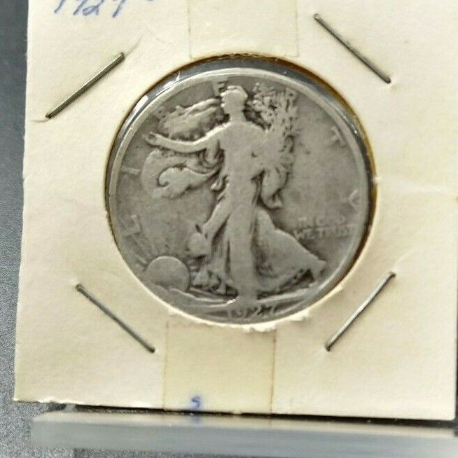 1927 S Walking Liberty Silver Eagle Half Dollar Coin CHOICE GOOD / VG VERY GOOD