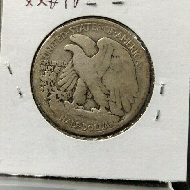 1921 S Walking Liberty Silver Eagle Half Dollar Coin GOOD / VG VERY GOOD SEMI 🔑