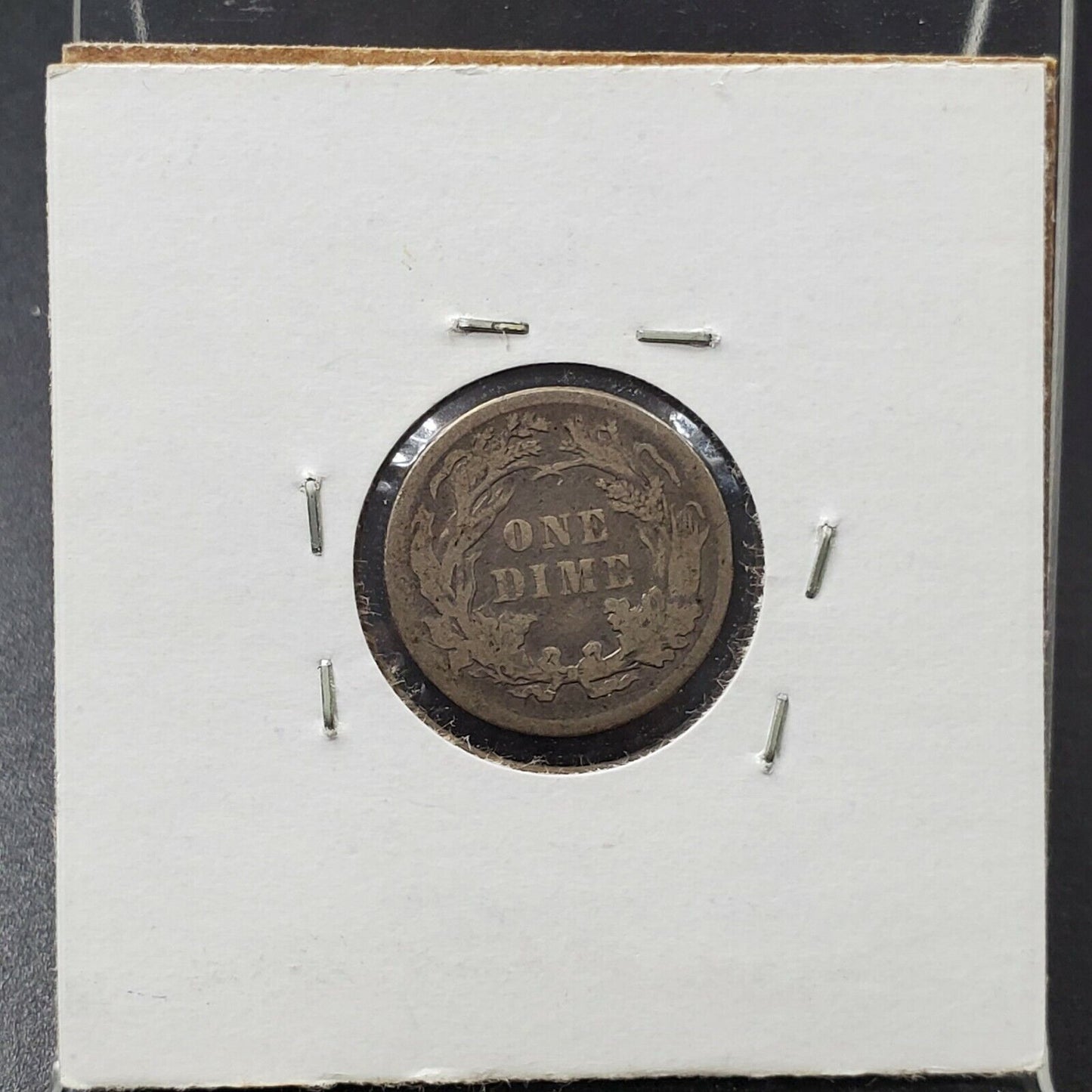 1887 P SEATED LIBERTY SILVER DIME COIN Choice Fine / VF Very Fine Circulated