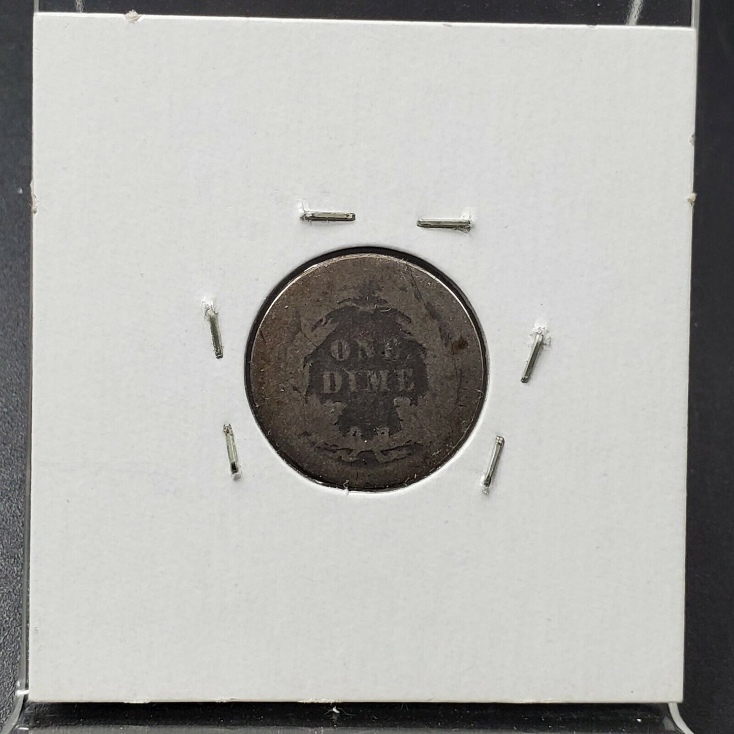 1883 P SEATED LIBERTY SILVER DIME COIN AG About Good