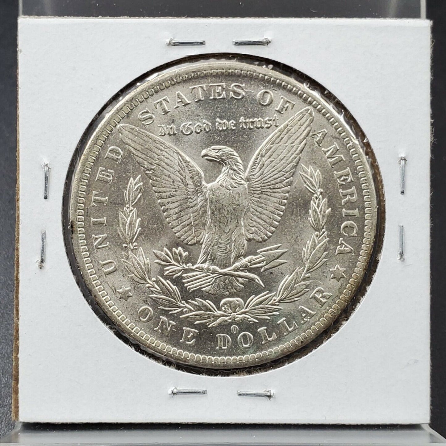 1884 O Morgan Silver Eagle Dollar Coin BU Uncirculated Some Toning Nice Coin