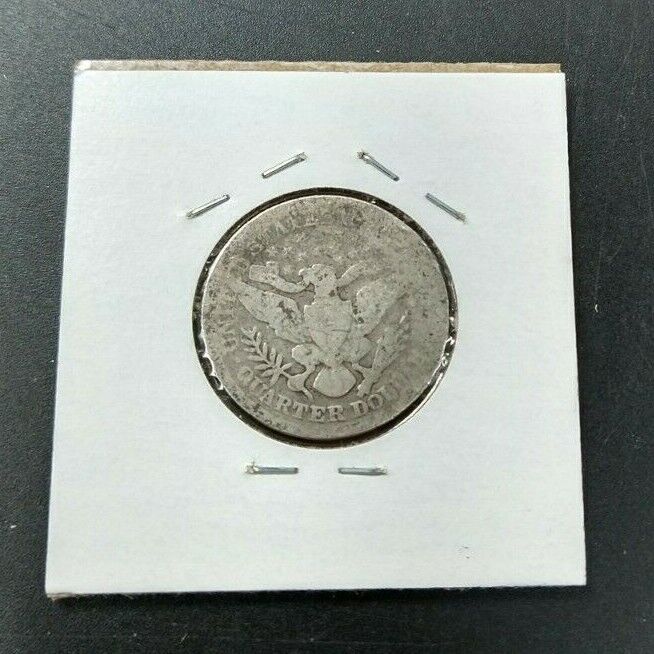 1895 P Barber Silver Eagle Quarter Coin Choice AG/Good Full Date
