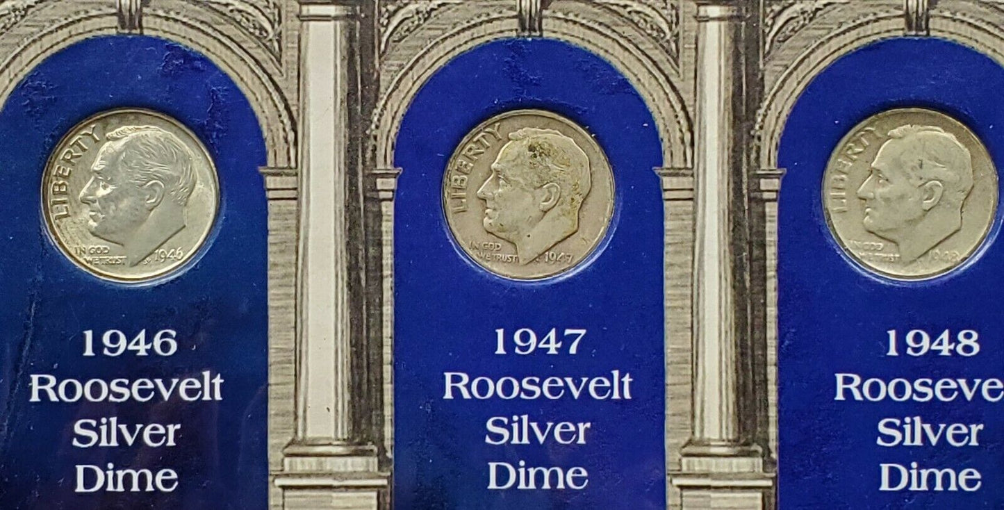 NEW American Coin Treasures First Three Years of Silver Roosevelt Dimes Circ