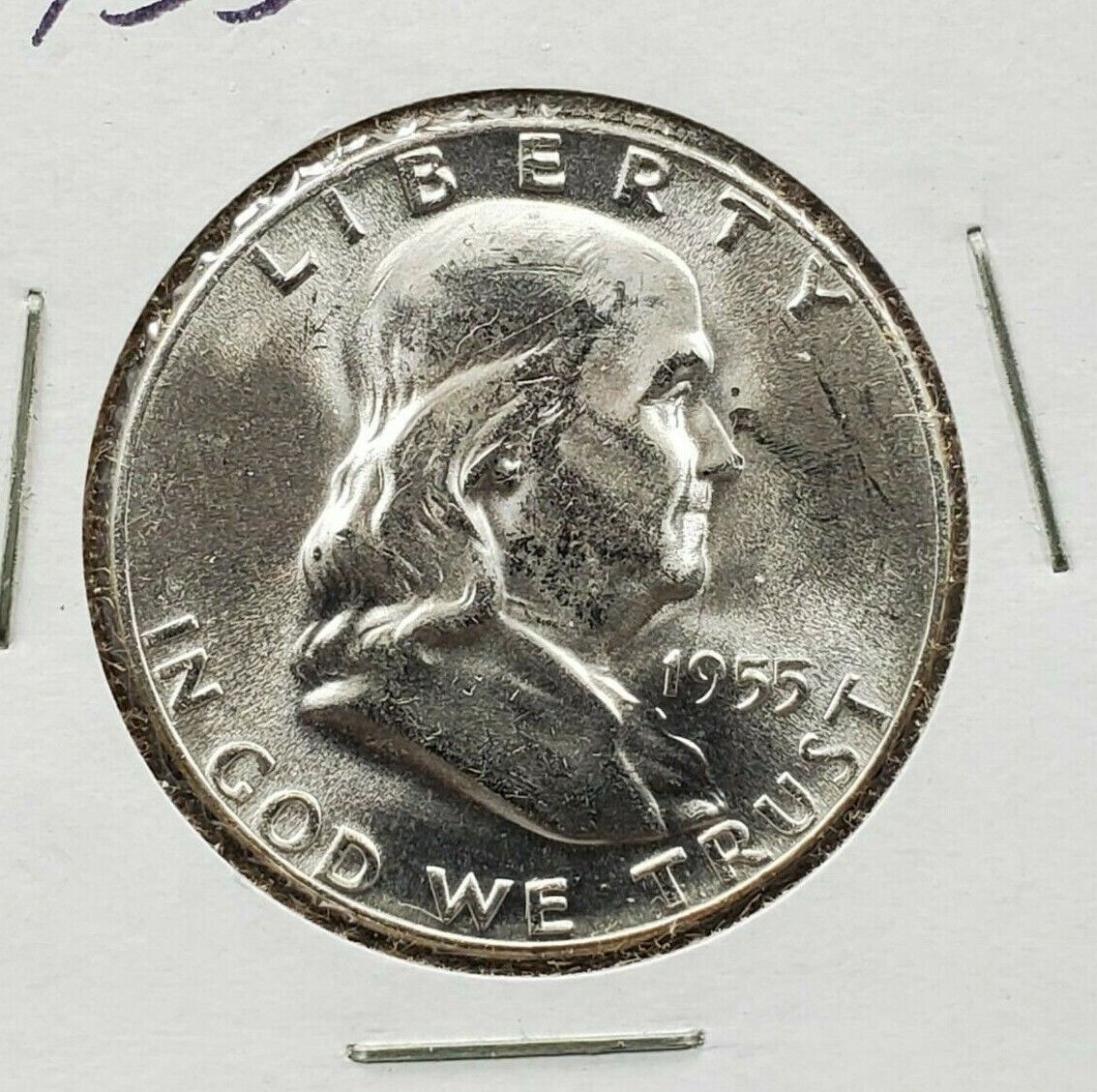 1955 P Franklin Silver Half Dollar Coin Choice BU UNC Uncirculated